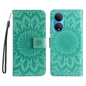 Funda de cuero con billetera de Mandala de flor de Sol para Huawei Honor X7 X8 X9 <span class=keywords><strong>P30</strong></span> Mate7 Y9A Y7A 9X <span class=keywords><strong>Pro</strong></span>, funda con soporte y ranura para tarjetas de moda - Product Image 2