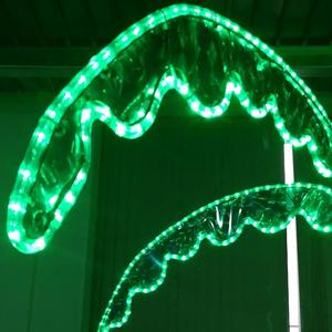 7 'LED thắp sáng Nhà Bên giáng sinh kỳ nghỉ trang trí bên ngoài Patio nhiệt đới dây thắp sáng cây cọ - Product Image 4