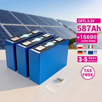 Batterie LiFePO4 CATL de qualité supérieure 587Ah 588Ah 628Ah 3.2V 15000 Cycles MB56 560Ah Cellule de batterie au lithium prismatique pour stockage d'énergie