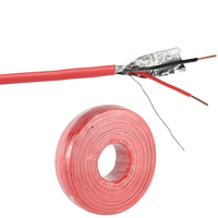 Câbles de circuit d'alarme incendie de qualité supérieure certifiés UL1424, isolés en PVC blindé, usage industriel, 2 conducteurs 2x1,5 mm