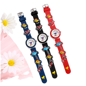 Reloj Infantil de Silicona con Diseño de Dibujos Animados y Aleación, Novedad 2024, para Niños Pequeños, Moderno, con Diseño de Auto - Product Image 1