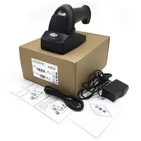 Lecteur de codes-barres laser 1D sans fil portable de haute qualité, lecteur de codes QR à prix abordable