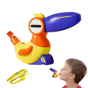 นกหวีดตัวการ์ตูนสำหรับเด็กนกหวีดน้ำของเล่นเด็กนกหวีดน้ำฝึกการออกเสียงทรัมเป็ตเสียงเรียกนกของเล่น