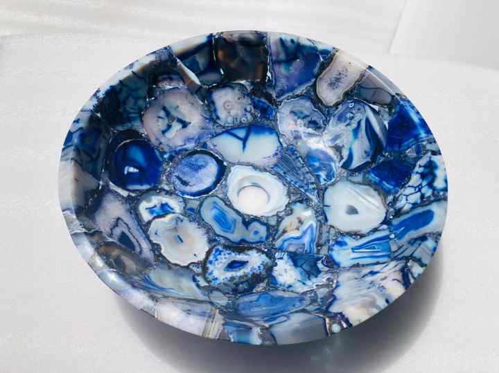 Blue Agate wash basin Best Quality Collection For Home Living Room  Decor Sink for washroom handwash area in best price