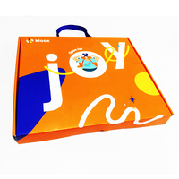 Cajas de Envío Impresas a Color, Reutilizables, Portátiles e Impermeables de Lujo, con Bolsas de Regalo de Cartón con Asa