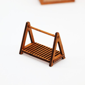 Nhà Búp Bê Phụ Kiện Thu Nhỏ Duy Nhất Bằng Gỗ Lưu Trữ Giá Bánh Mì Giá Nhà Búp Bê Mini Hàng Hóa Kệ - Product Image 6