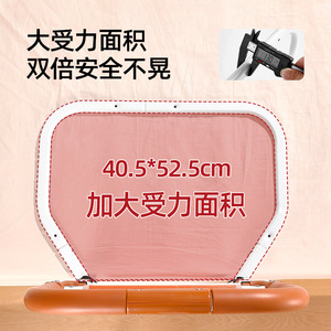 Bedside Foldable Raising Guardrail with Assistive Handrails for Elderly, Pregnant Women, and Bed-Exiting Aids - Product Image 4