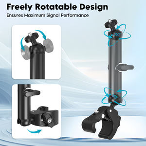 EDUP SK0146 Starlink Kit dudukan penjepit, braket logam campuran <span class=keywords><strong>aluminium</strong></span> dapat diatur dengan adaptor pipa - Product Image 4