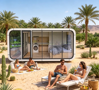 Cabane Apple étanche avec salle de bain, maison mobile préfabriquée pour le camping en plein air, hôtel mobile, vente en gros directe d'usine