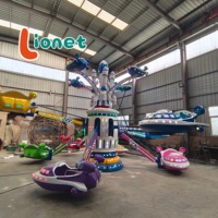 Grand équipement d'amusement extérieur : Manège avion à commande manuelle, avion rotatif et élévateur pour sites touristiques et parcs d'attractions