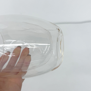 Tasses à café en verre borosilicate transparent à double paroi de 12 oz, résistantes à la chaleur, avec trou pré-percé pour paillettes DIY - Product Image 3