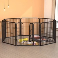 Enclos pour chien d'extérieur OEM, enclos pliable à 8 panneaux, parc pour chien, clôture pour chien, parc pour chiot, parc d'exercice pour animaux de compagnie