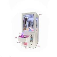 Machine distributrice de jouets en peluche mini-grue à prix de gros pour enfants, machine à poupées pour centres de divertissement et de jeux