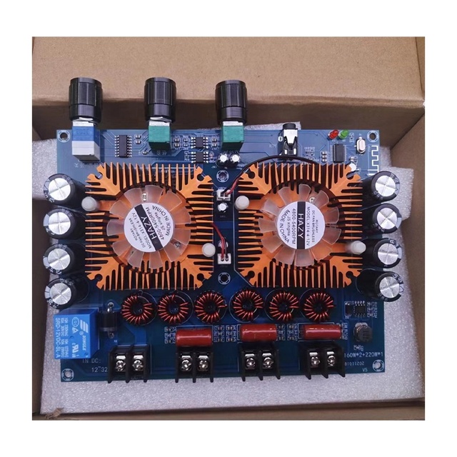 XH-A128 High Power Blue tooth Digital Power Amplifier TDA7498E Power Supply DC32V 2x160W