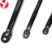 Jeu de clés dynamométriques en acier au carbone noir pour véhicules, système de mesure métrique à verrouillage rapide de type clic, qualité DIY OEM