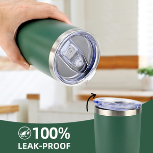 Vaso Térmico para Auto de 20oz/600ml, Ligero, de Acero Inoxidable, a Prueba de Fugas, para Viajes, con Opción de Impresión Personalizada - Product Image 4