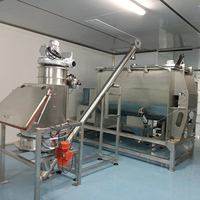 Mélangeur à ruban en acier inoxydable de qualité alimentaire SUS316L/SUS304 avec moteur servo pour détergents, produits chimiques alimentaires, plastiques et poudres sèches 220V
