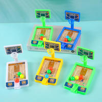 Juego de Juguetes Educativos de Plástico para Niños, Mini Canasta de Baloncesto Interactiva de Escritorio con Logotipo Personalizado, Juegos Prácticos para Niños