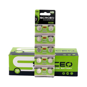 Scrceo 1.5V LR43 Alkaline nút pin AG12 386 186 l1142 cho Bút laser Airsoft súng trường máy tính máy tính - Product Image 3