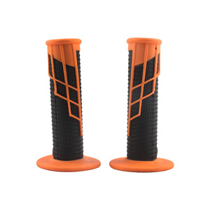 Zuqing Motorcycle Handlebar Grips Universal For Off Road Bikes Multi Color Non Slip Rubber With Locking End Cap - Product Image 3