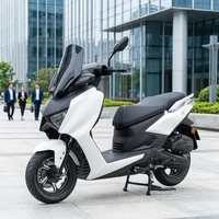 Nouveau design 2026 – Scooter 125CC/170CC avec freins à disque CBS avant/arrière, moto à essence Euro 5 pour le marché international