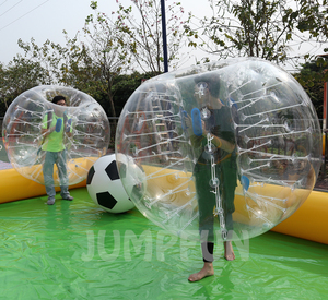 Ballon à bulles de football pour adultes à bas prix 150cm balle de pare-chocs gonflée à l'<span class=keywords><strong>air</strong></span> <span class=keywords><strong>jeux</strong></span> de football amusants balle de corps humain <span class=keywords><strong>jeux</strong></span> de football - Product Image 2
