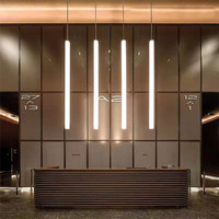 Vente en gros d'usine T8 2 pieds 3 pieds 4 pieds Luminaire suspendu de couleur Restaurant Bar Salle d'exposition Décoration de pièce Tubes lumineux Rgb