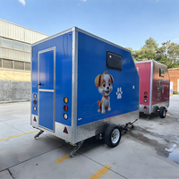 Salon de toilettage mobile pour animaux de compagnie, camion de toilettage pour chiens entièrement équipé avec climatisation et générateur
