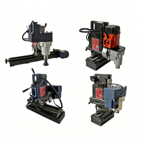 Machine à fraiser multifonctionnelle JEOLUTEE XD30 à base magnétique, perceuse-fraiseuse portable, moteur 5 axes, 220V, perçage de métaux