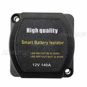 Langlebiges Dual-Batterie-Isolator-Kit 12V 140A Wasserdichtes Spannungsempfindliches Lade-Trennrelais VSR für Wohnmobil Auto RV Yacht Dampfer - Product Image 4