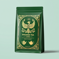 Sacs à soufflets latéraux personnalisés avec impression en héliogravure pour emballages souples refermables de café, thé et aliments pour animaux de compagnie