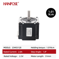 Nema23 kit moteur pas à pas cnc 23HS5128 4 fils 101N.cm 2.8A 57 moteur pas à pas avec pilote TB6600 pour équipement de moniteur d'imprimante 3D