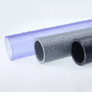 Pipa ABS PVC tabung plastik bulat murah Tiongkok