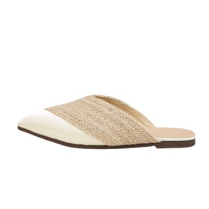 Mules plates pour femmes à bout fermé, respirantes, en corde de chanvre, sandales pour usage quotidien, taille adulte, semelle de 3 cm ou 5 cm, chaussures adhésives - Product Image 5