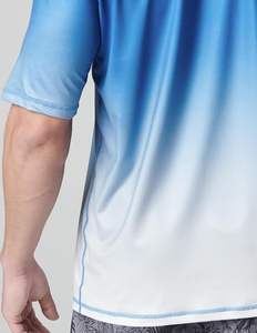 맞춤형 남성용 태양 보호 긴 소매 수영 셔츠 UPF 50 + 루즈핏 래쉬가드 낚시 빠른 건조 래쉬가드 - Product Image 5