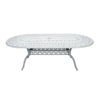 Meubles de patio en aluminium, table en métal d'extérieur, ensemble de meubles KD pour jardin, chaise de salle à manger d'extérieur, table de balcon
