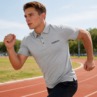 Polos de golf haute performance, respirants et rafraîchissants - Coupe extensible, design moderne, haut de gamme pour les compétitions professionnelles