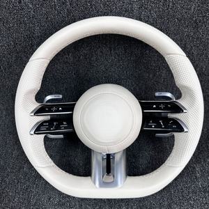 Le volant en cuir de libellule classique convient à Mercedess Benzs <span class=keywords><strong>AMG</strong></span> GT <span class=keywords><strong>63</strong></span> S W205 W166 W177 W204 W217 W222 C63 E63 S63 - Product Image 1