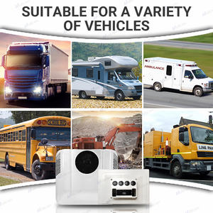 مكيف هواء علوي جديد 12 فولت 24 فولت لموقف السيارات والشاحنات-نظام تبريد كهربائي مع ضمان لمدة سنة - Product Image 3