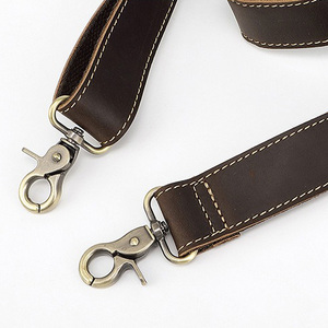 Men's Crossbody <b>Bag</b> Genuine Leather <b>Replacement</b> <b>Strap</b> Adjustable Length Single Shoulder <b>Strap</b> HR Brand Modern Style Portable - Product Image 3