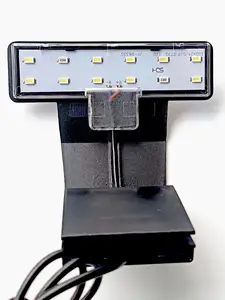 Zaohetian 12CM 22CM 32CM lámpara LED para acuario escritorio pecera clip luz pecera plantas acuáticas lámpara