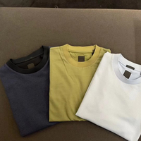 Camiseta Clásica para Hombre 2026, Ligera, Holgada, de Tela Suave, Secado Rápido, Corte Regular, Minimalista, Relajada y Transpirable