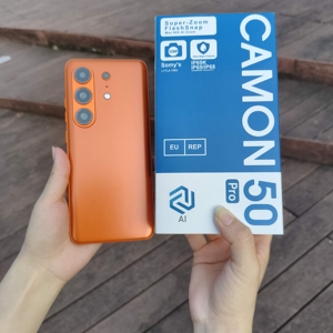 Teléfono Inteligente TECNO max CAMON 50 PRO 12+512GB 5G, Cámara de 50MP, Batería, Doble SIM, Android 15/16/17, Teléfono Inteligente 5G Ultra - Product Image 1