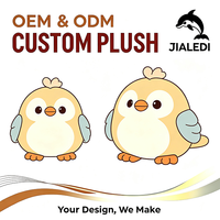 Jouets pour animaux personnalisés CE ASTM, accessoires, poupées anti-stress rembourrées en coton PP, animaux en peluche, oreillers, porte-clés, fabrication sur mesure