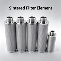 Élément filtrant sinterisé en acier inoxydable 316L, filtre en maille métallique sinterisée à 5 couches pour machine d'extrusion de polymères