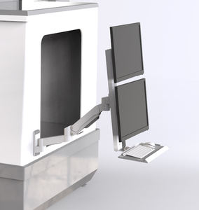 <span class=keywords><strong>Support</strong></span> de moniteur <span class=keywords><strong>double</strong></span> pour poste de travail industriel Meisonic, en alliage d'aluminium, réglable, avec ressort, <span class=keywords><strong>support</strong></span> VESA, résistant à la chaleur, bras pour <span class=keywords><strong>PC</strong></span> - Product Image 5