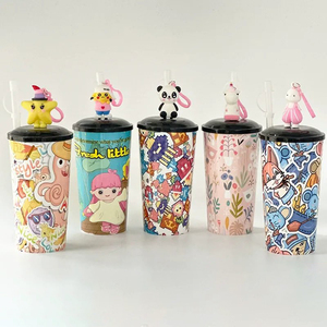 Vaso Infantil Personalizado de 16oz para Fiestas, con Diseño <span class=keywords><strong>3D</strong></span> de Personajes Animados, Promocional - Product Image 4