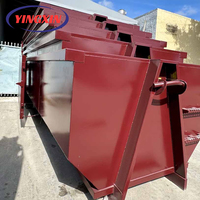 Yingxin Steel Large Hook Lift Bin avec fonction de recyclage des ordures et 1 an de garantie pour le traitement des déchets en Roumanie