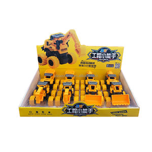 Tiktok-vehículo de construcción de juguete, excavadora, carretilla elevadora 360 rodante, coche acrobático de choque inercial - Product Image 6