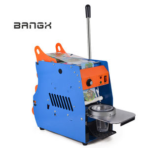 Machine de cachetage de tasse en plastique de scellant de tasse de ménage pour des tasses de lait de soja de thé de lait - Product Image 2